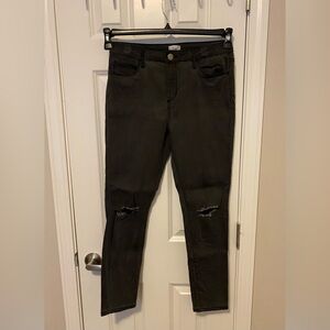 Easel Charcoal Black Jeans